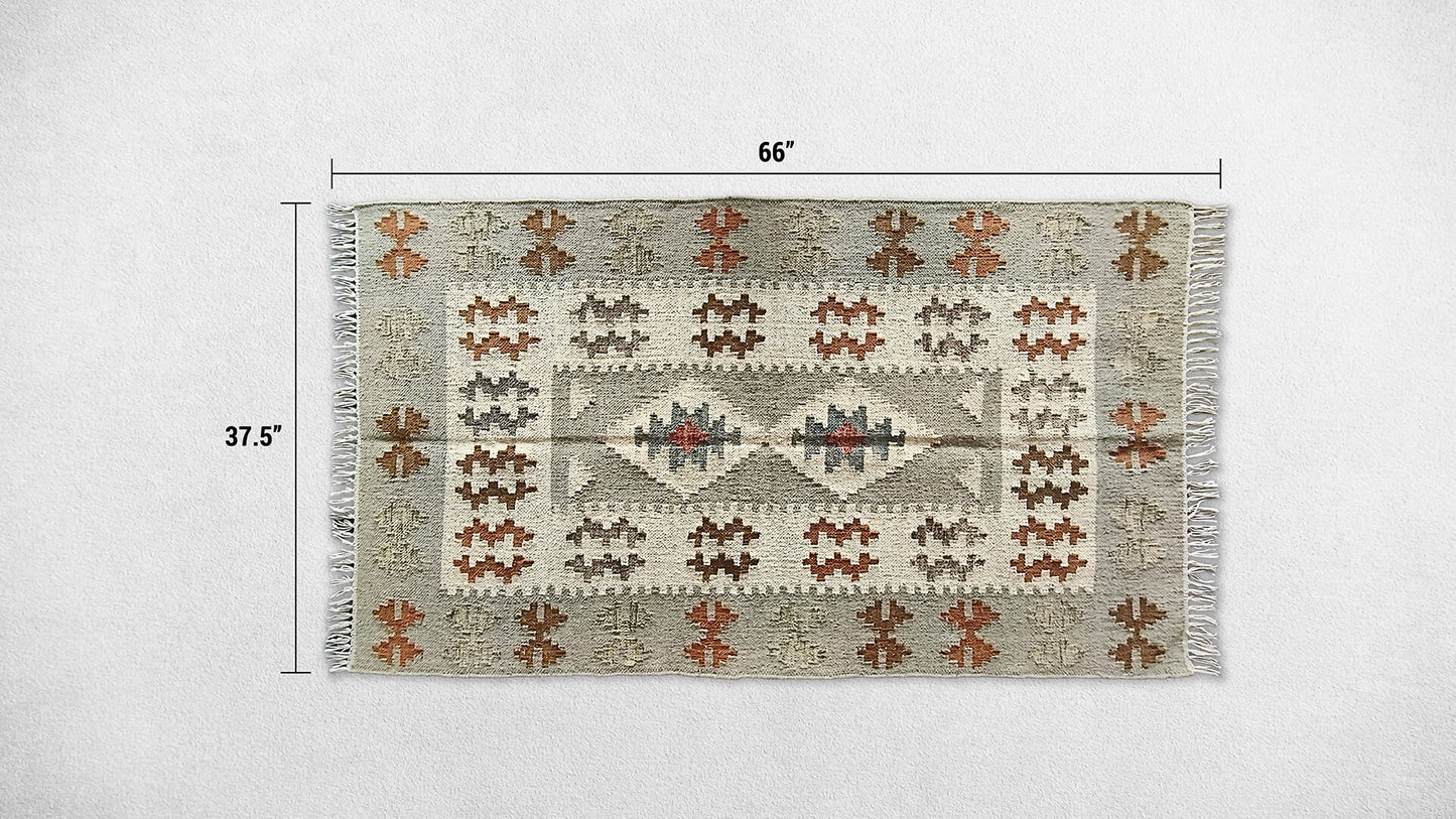 Beige Dhurrie