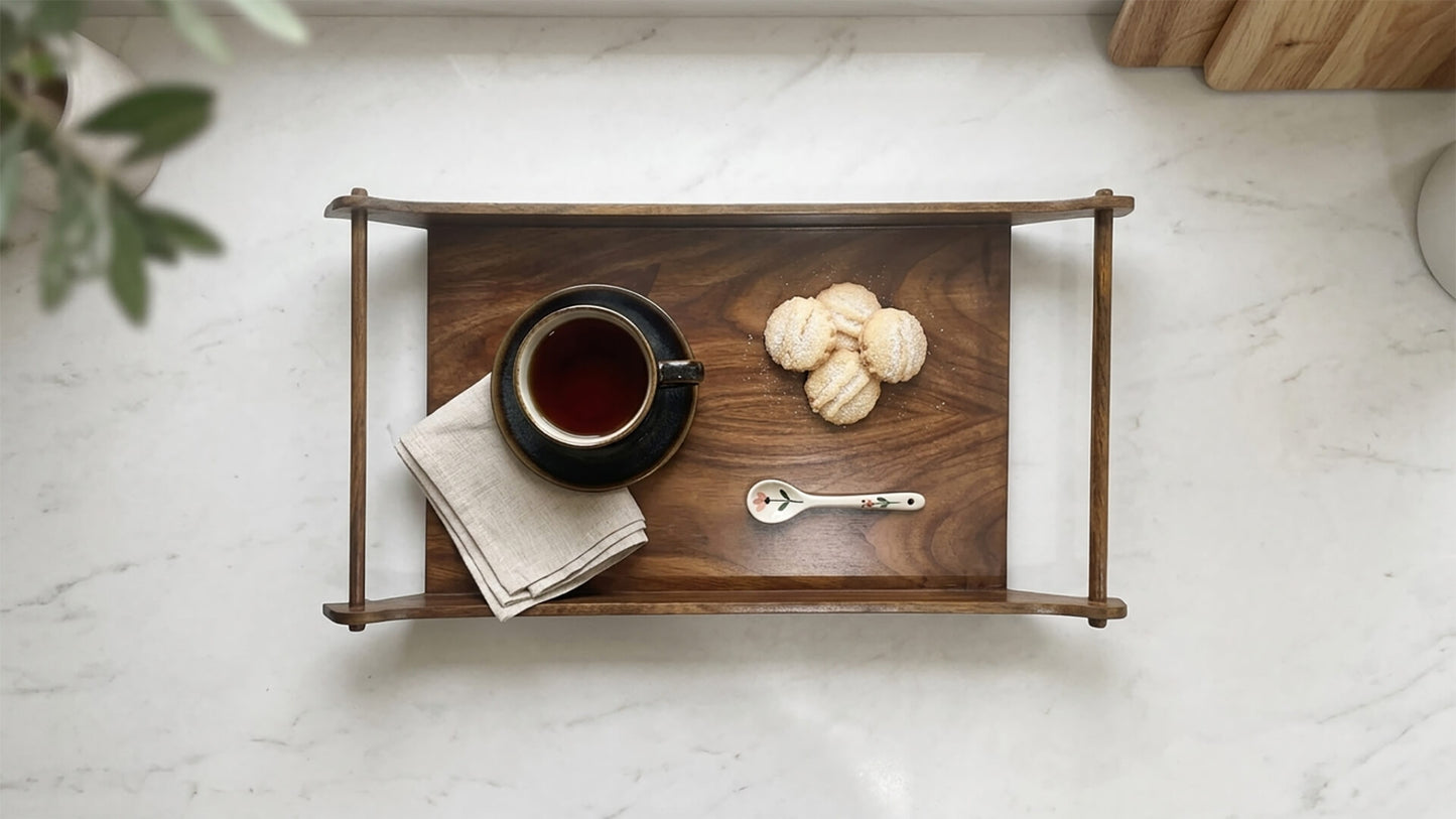 Bird Tray in Sheesham Wood