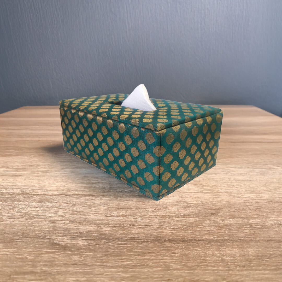 Brocade Tissue Box Horizontal