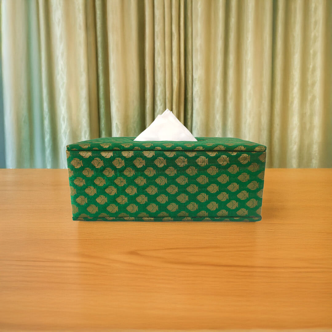 Brocade Tissue Box Horizontal