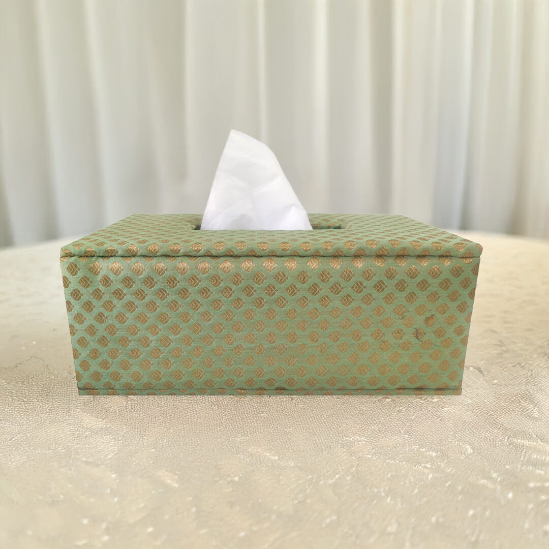 Brocade Tissue Box Horizontal