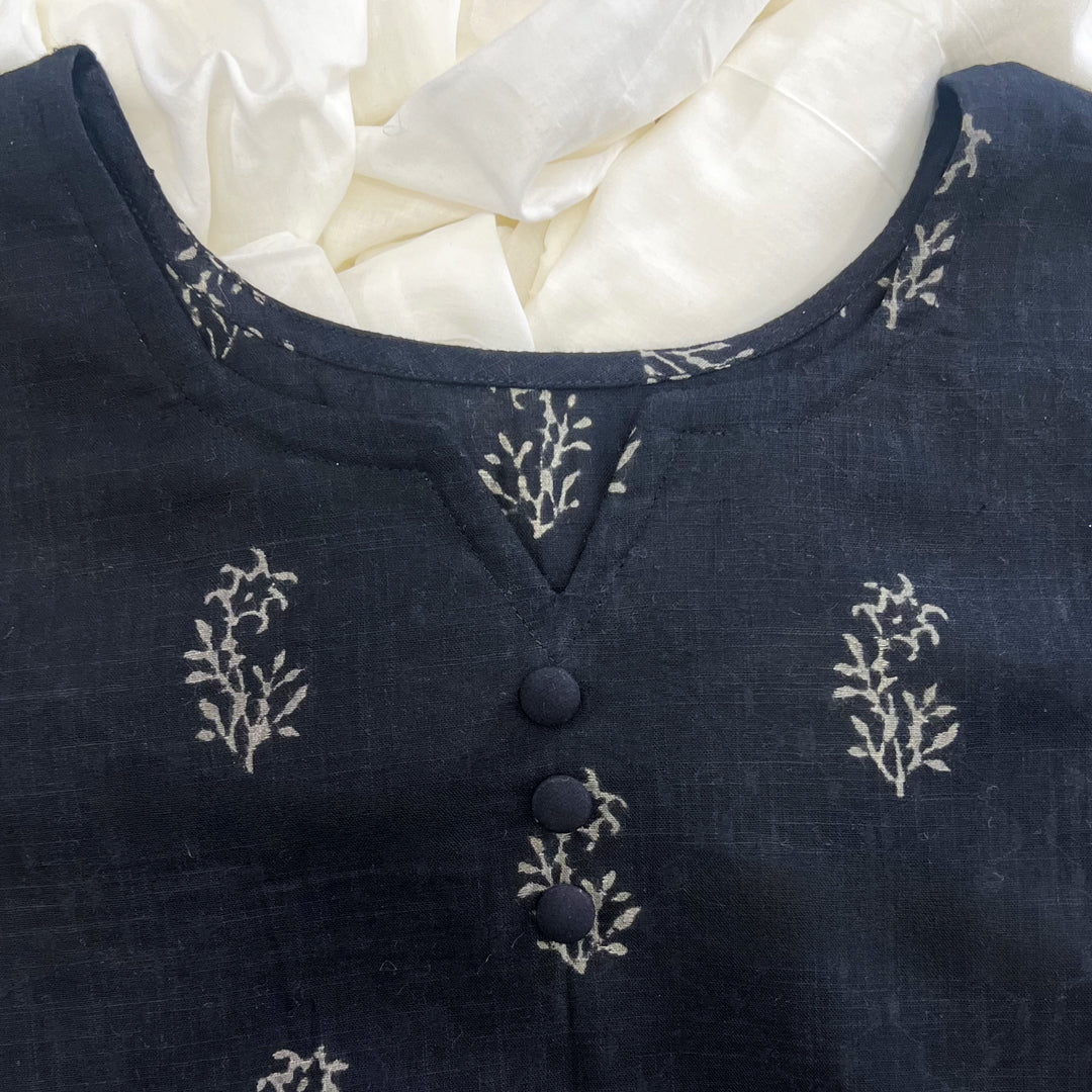 Cotton Kurta with Pockets