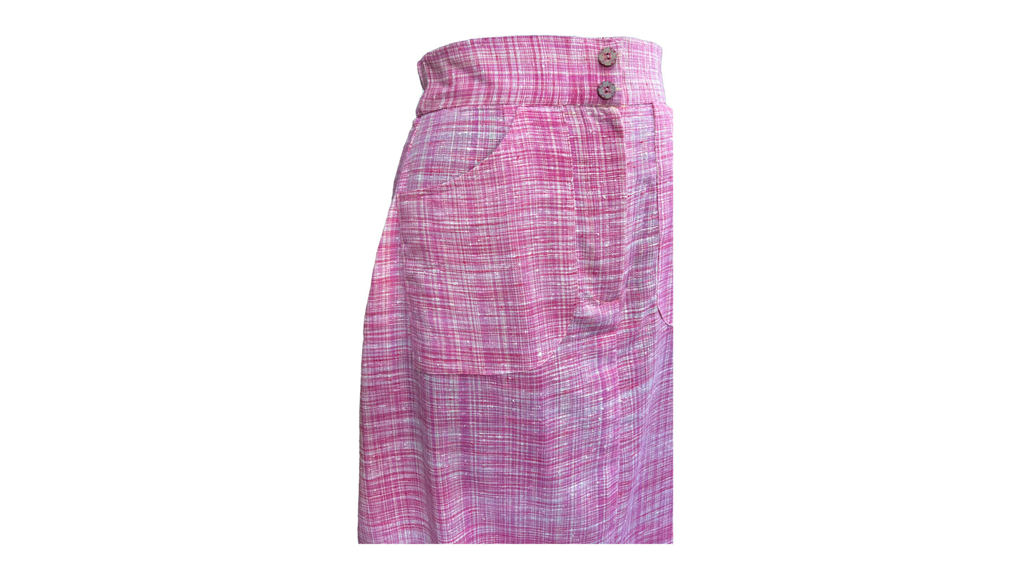 Khadi Skirt with Pockets
