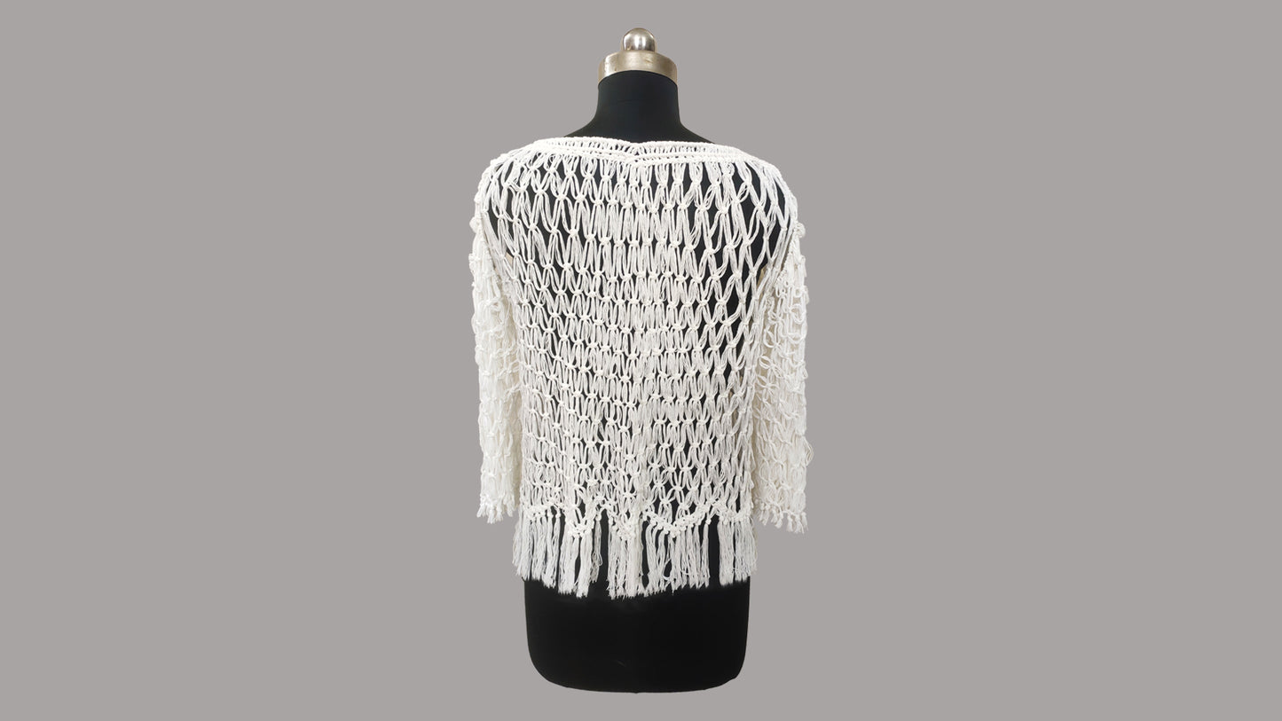 Macramé Top Fringes