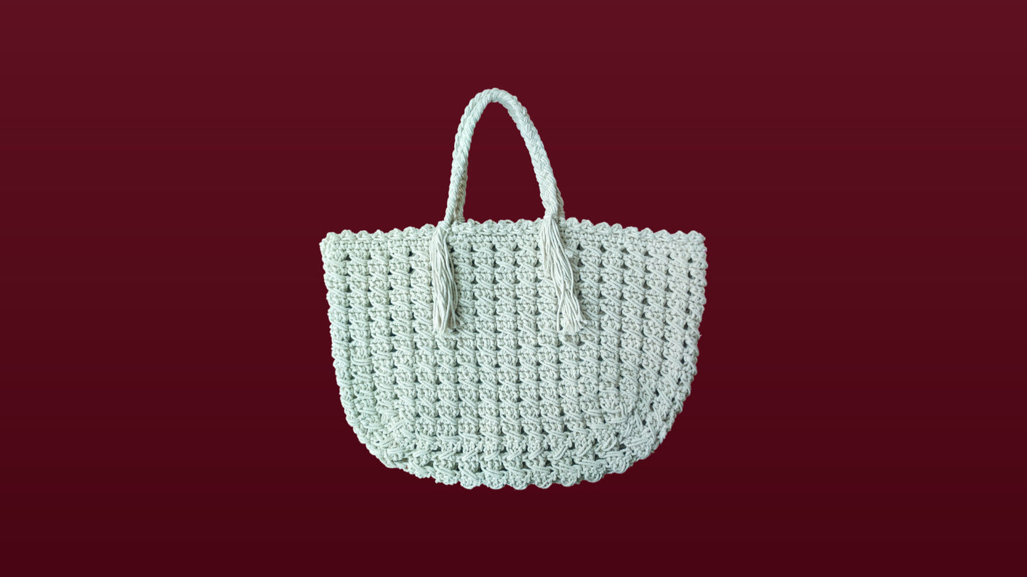 Shoulder Bag in Crochet