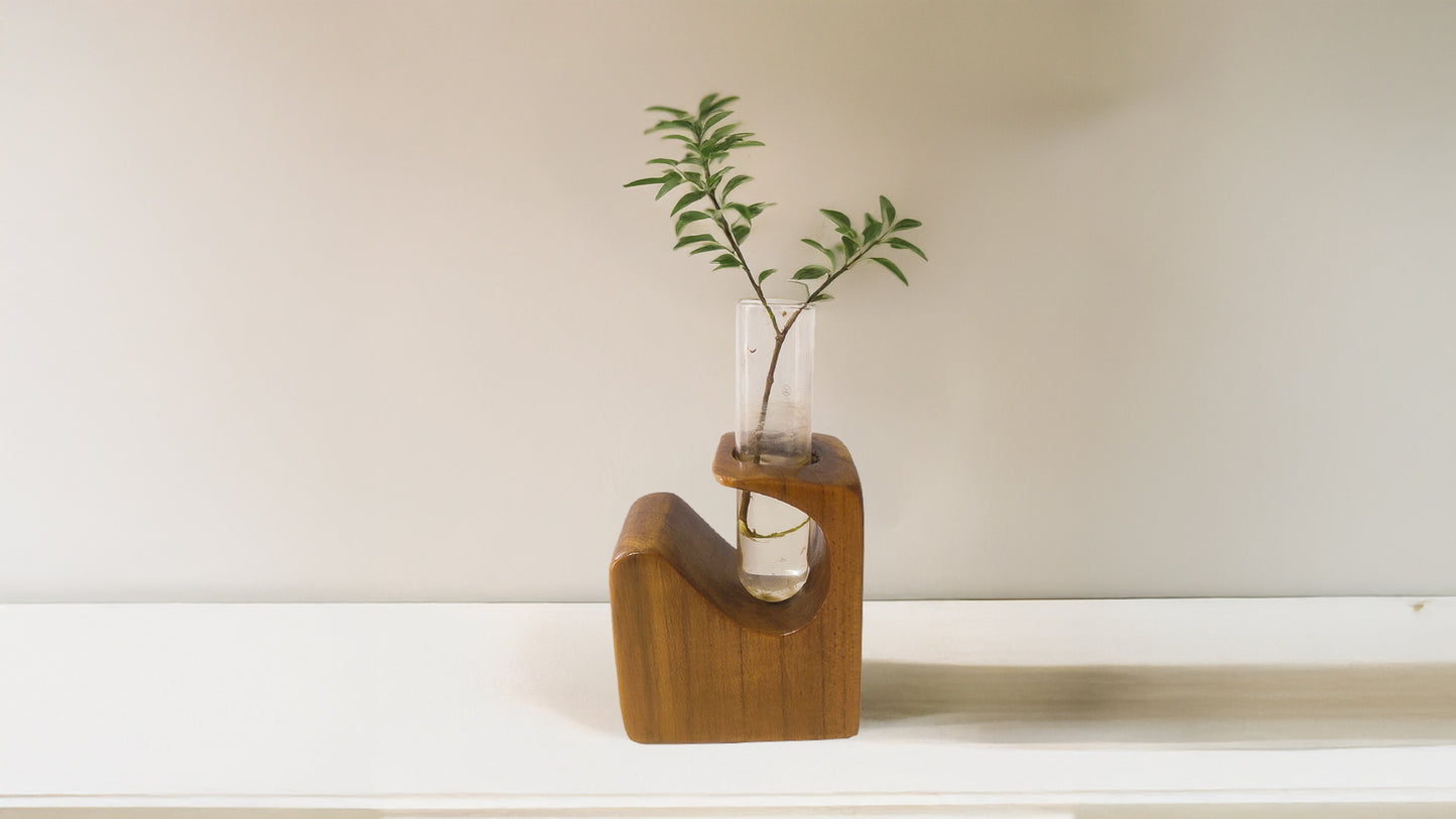Half Spiral Test Tube Planter 01