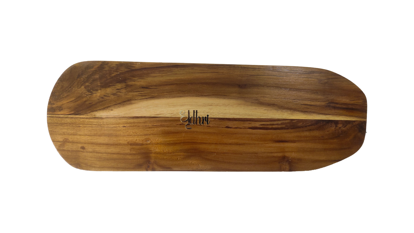 Concave Tray in Teakwood