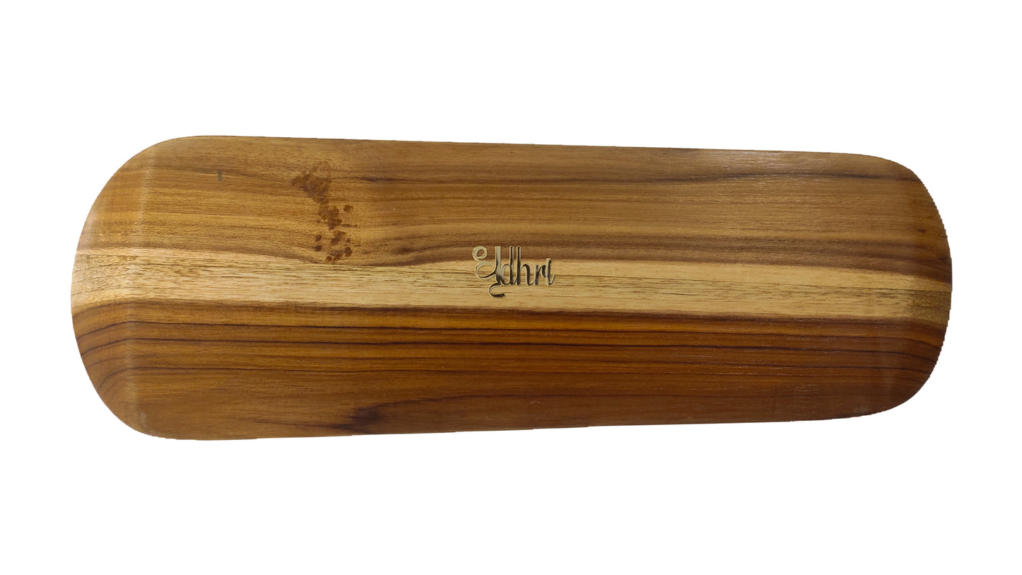 Concave Tray in Teakwood