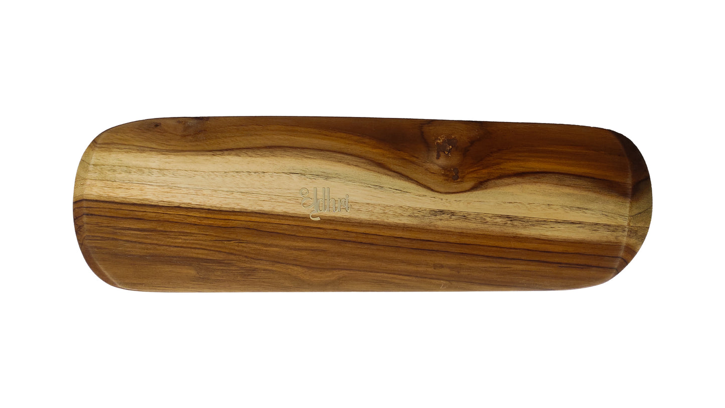 Concave Tray in Teakwood