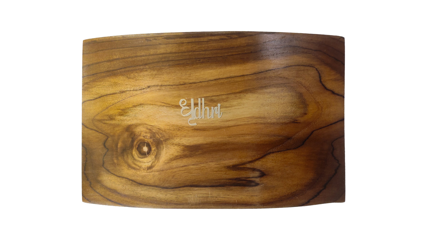 Concave Tray in Teakwood