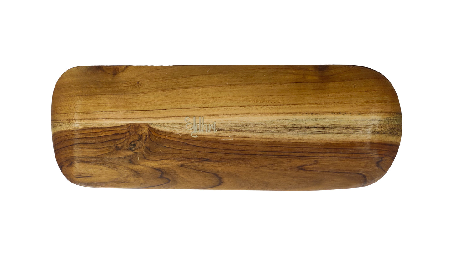 Concave Tray in Teakwood