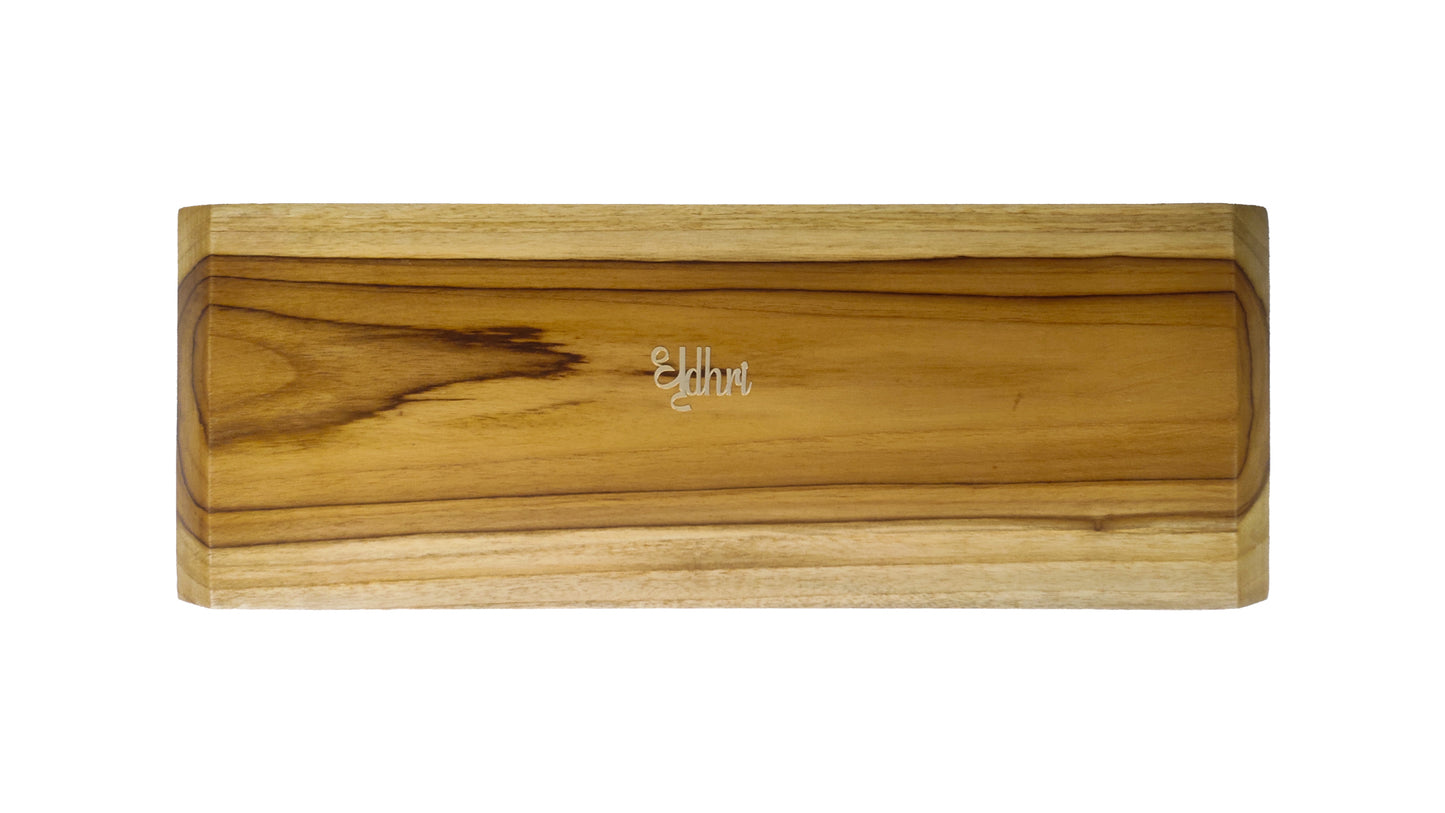 Concave Tray in Teakwood