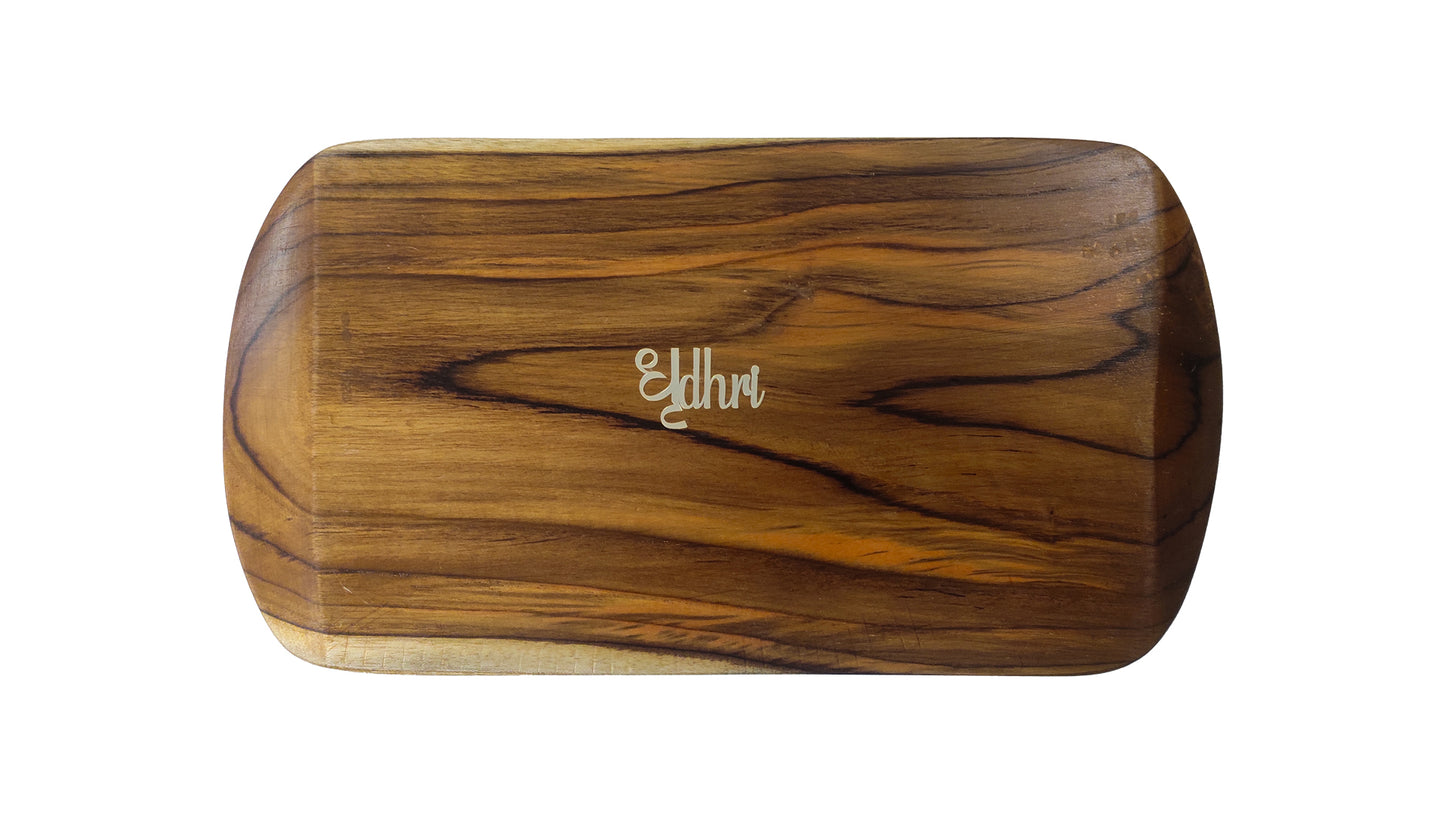 Concave Tray in Teakwood