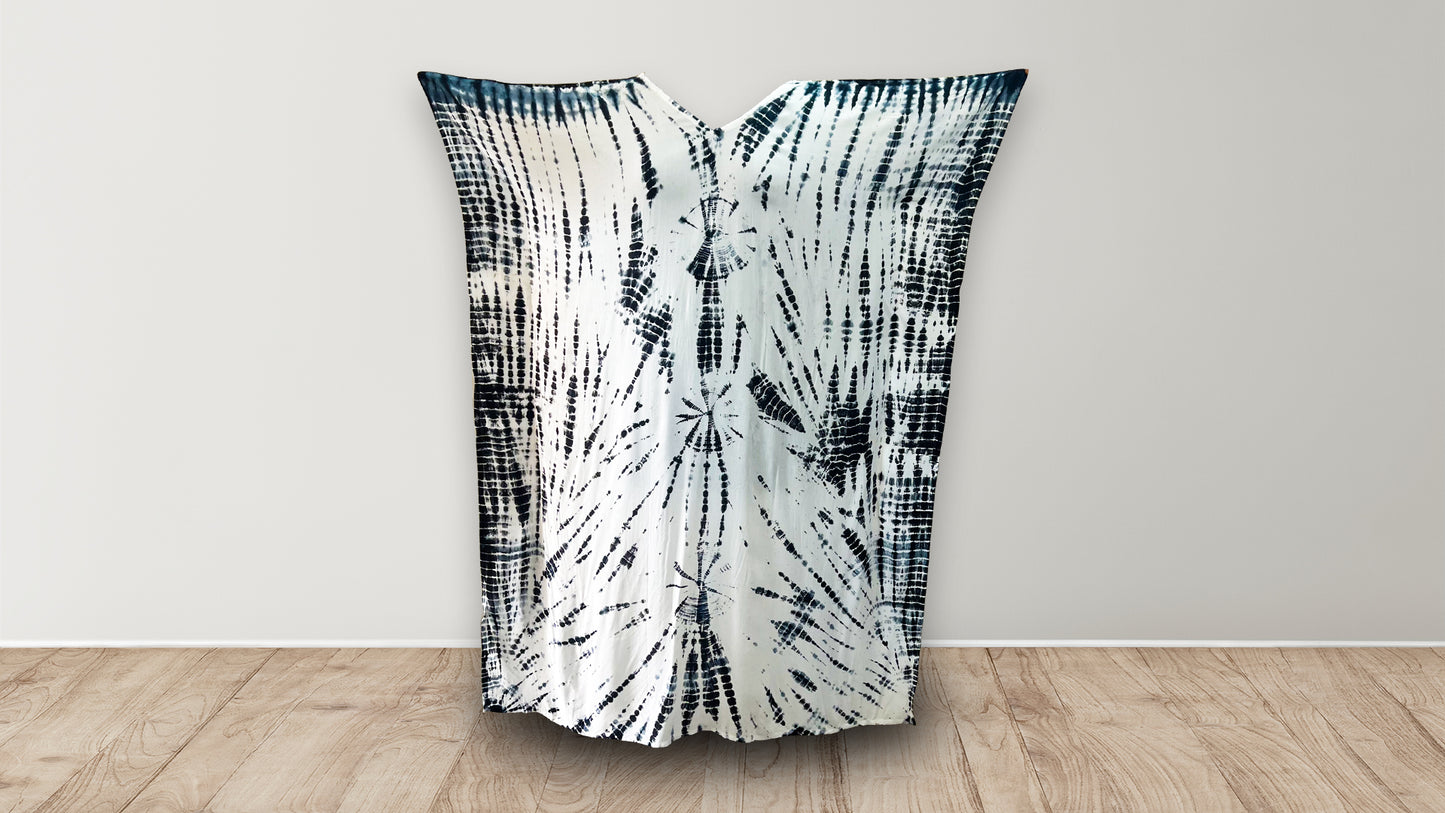 Tie and Dye Printed Long Maxi Gown Kaftan