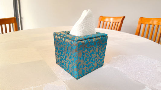 Brocade Tissue Box Vertical