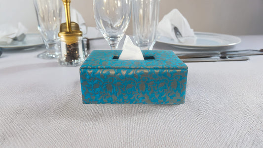 Brocade Tissue Box Horizontal