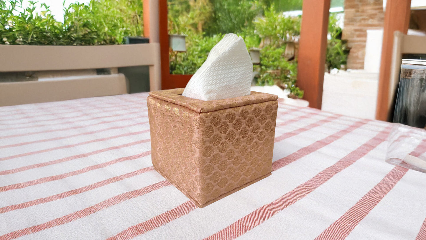 Brocade Tissue Box Vertical