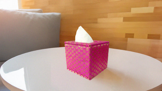 Brocade Tissue Box Vertical