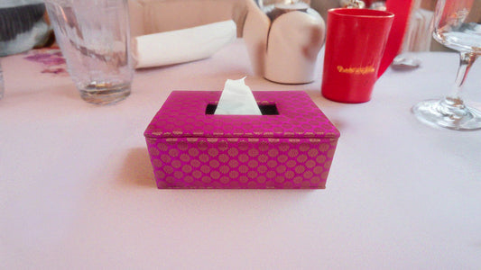 Brocade Tissue Box Horizontal