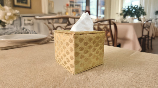 Brocade Tissue Box Vertical