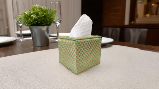 Brocade Tissue Box Vertical