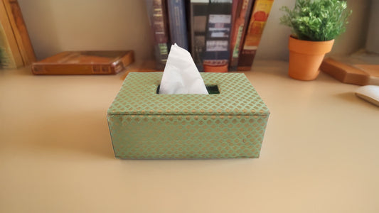 Brocade Tissue Box Horizontal