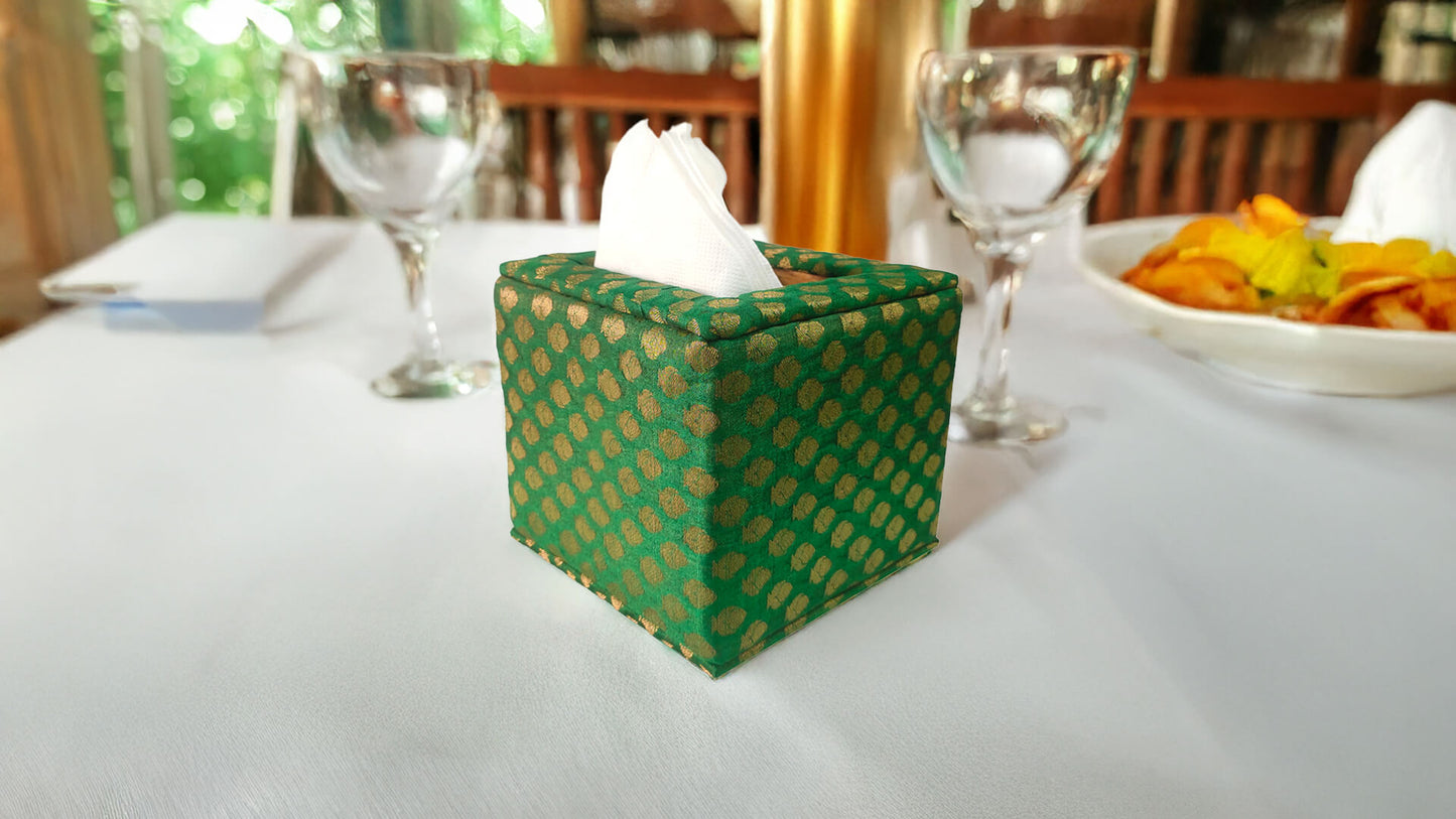 Brocade Tissue Box Vertical