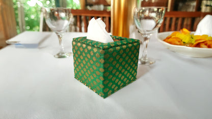 Brocade Tissue Box Vertical