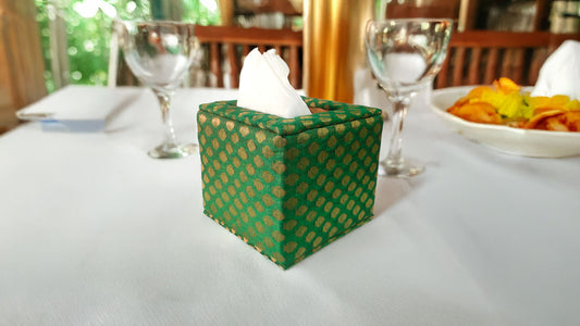Brocade Tissue Box Vertical