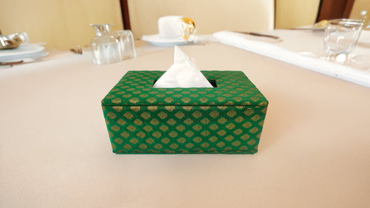 Brocade Tissue Box Horizontal