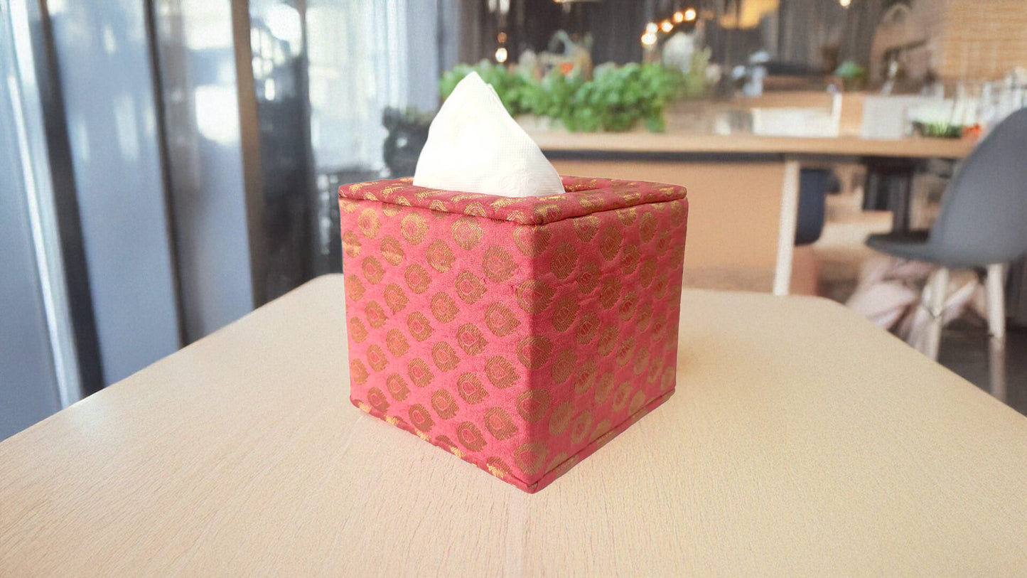 Brocade Tissue Box Vertical