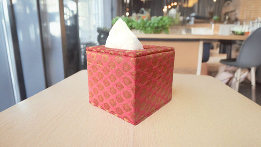 Brocade Tissue Box Vertical