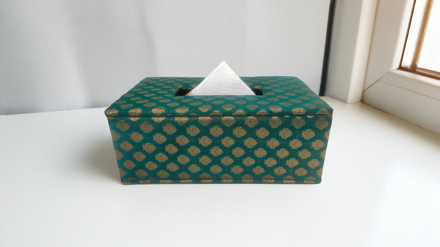 Brocade Tissue Box Horizontal