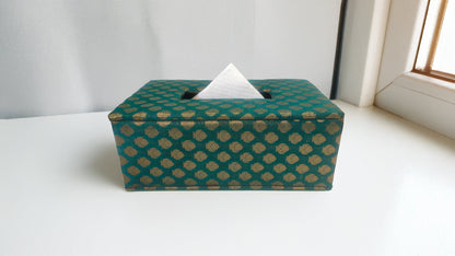 Brocade Tissue Box Horizontal