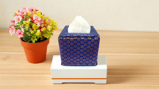 Brocade Tissue Box Vertical