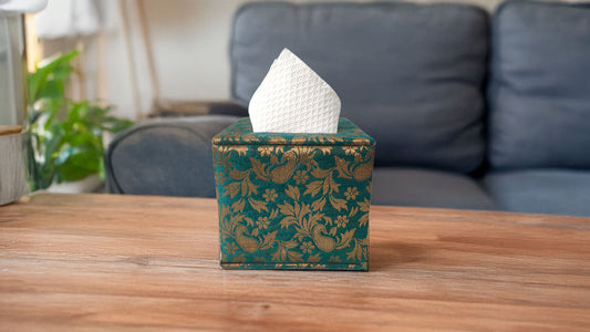 Brocade Tissue Box Vertical