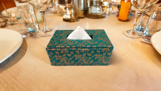 Brocade Tissue Box Horizontal