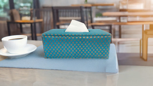 Brocade Tissue Box Horizontal
