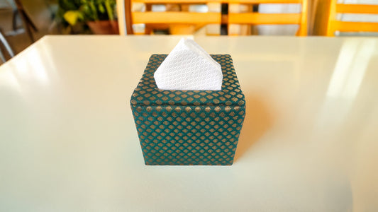 Brocade Tissue Box Vertical
