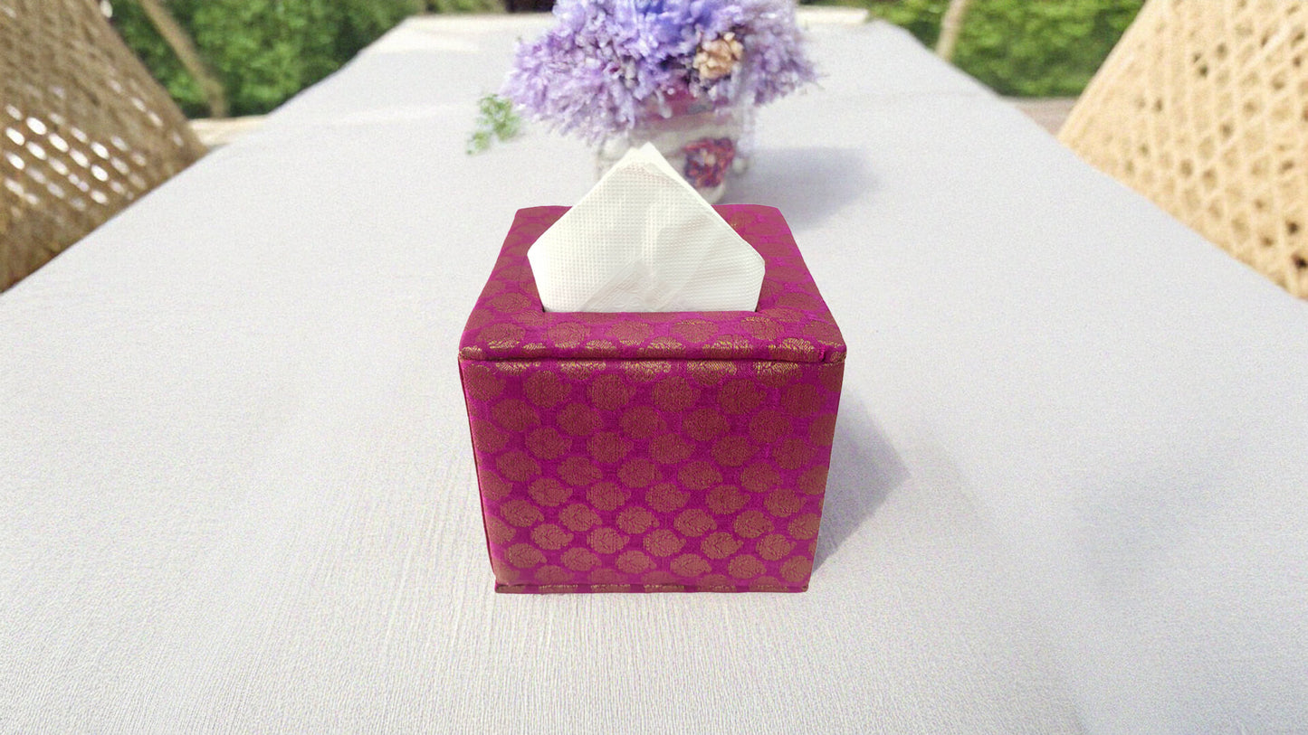 Brocade Tissue Box Vertical
