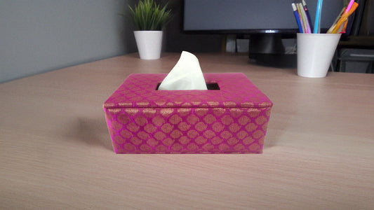 Brocade Tissue Box Horizontal