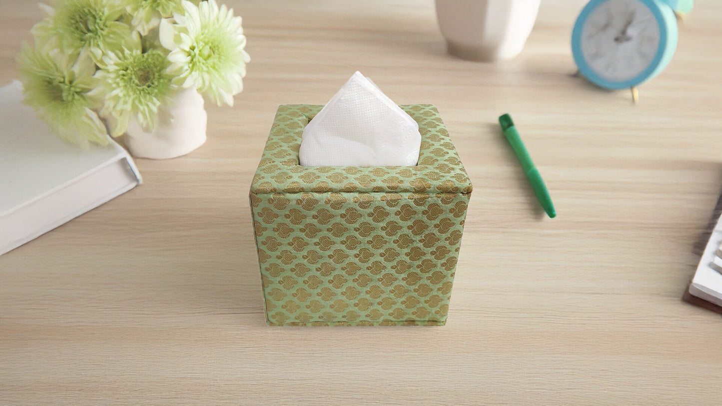 Brocade Tissue Box Vertical
