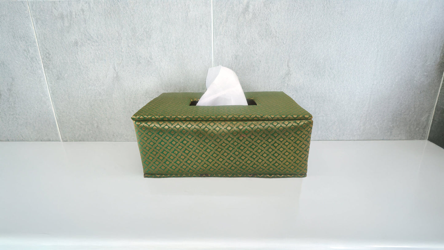 Brocade Tissue Box Horizontal