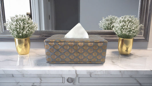 Brocade Tissue Box Horizontal