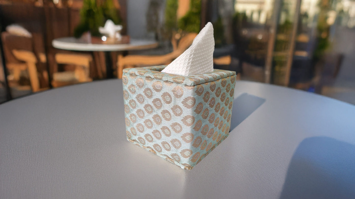 Brocade Tissue Box Vertical