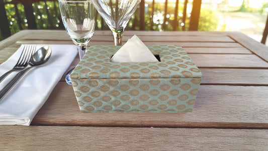 Brocade Tissue Box Horizontal