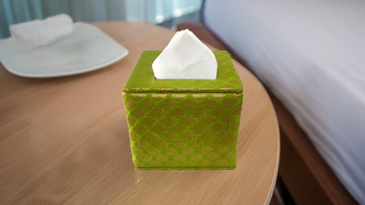 Brocade Tissue Box Vertical