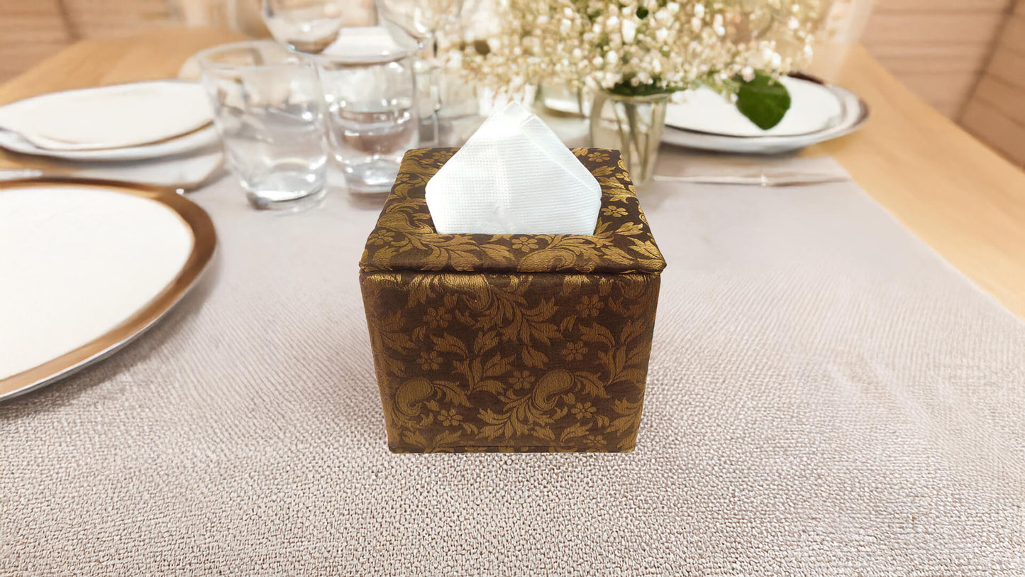 Brocade Tissue Box Vertical