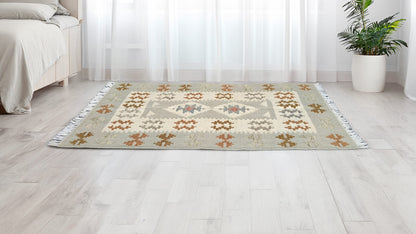 Beige Dhurrie