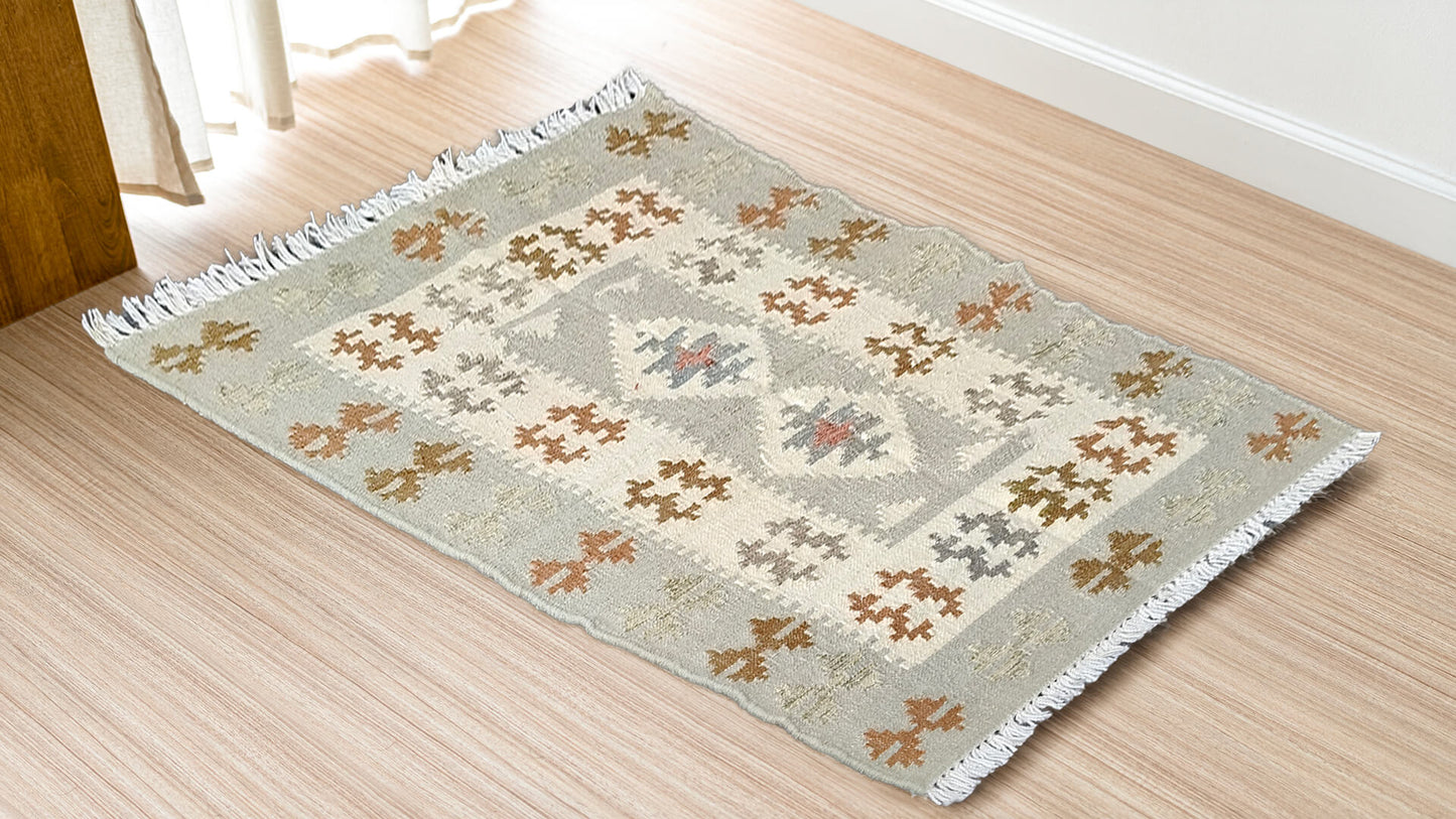 Beige Dhurrie